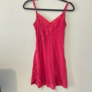 GAP Pink Lace Trim Dress